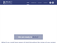 Tablet Screenshot of projectbuilders.com